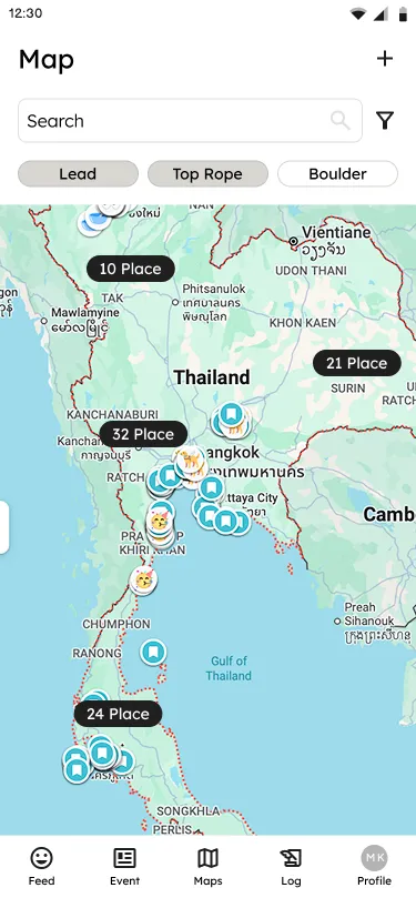 Stats / logging screen